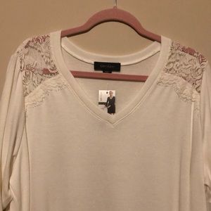 NEW💫Karen Kane,Transparent Details,SleeveBlouse2X